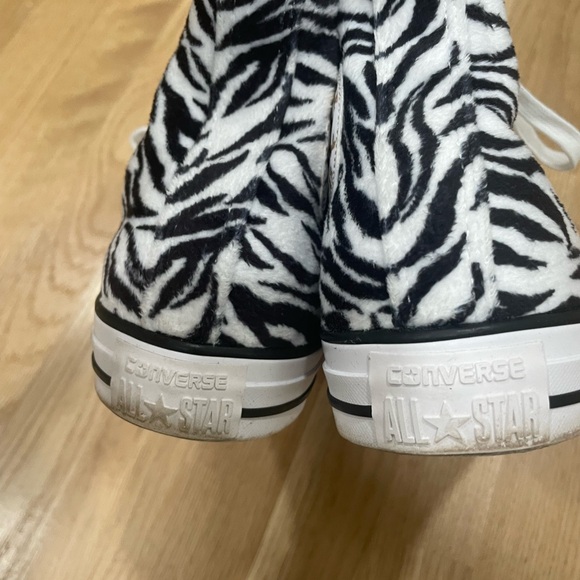 CONVERSE All Stars Zebra High Top Sneakers 9 - Picture 6 of 8